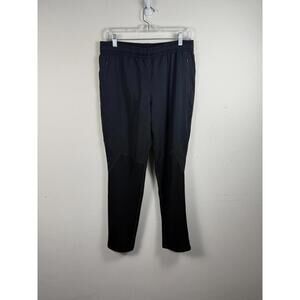 Icebreaker Mens Tech Trainer Hybrid Merino Wool Pants Pockets Cuff Zip Black S